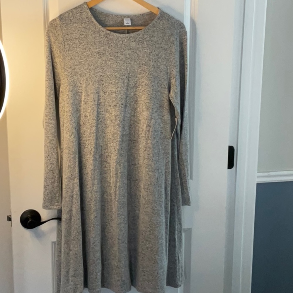 Women’s Old Navy Heather Midi Grey Dress